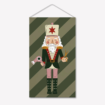 Weihnachtsbanner Nussknacker