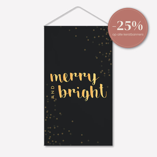 Banner Merry and Bright