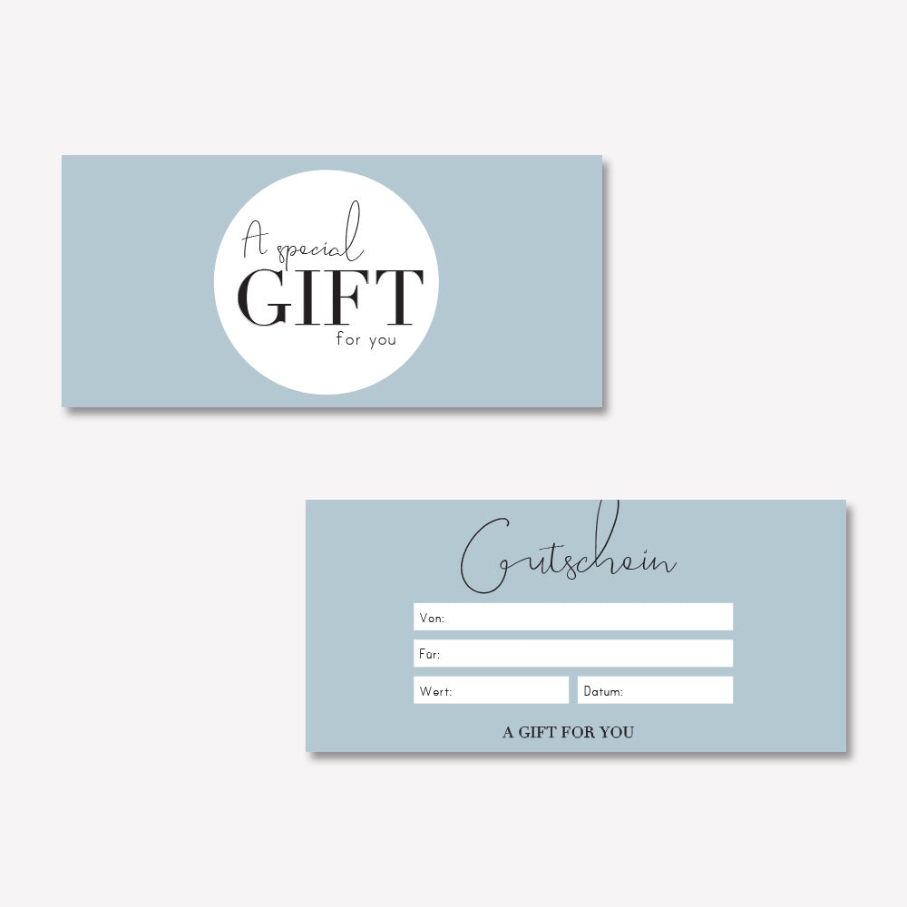 Geschenkgutschein Elegant