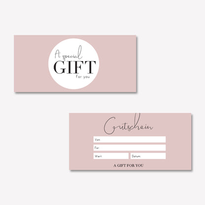Geschenkgutschein Elegant