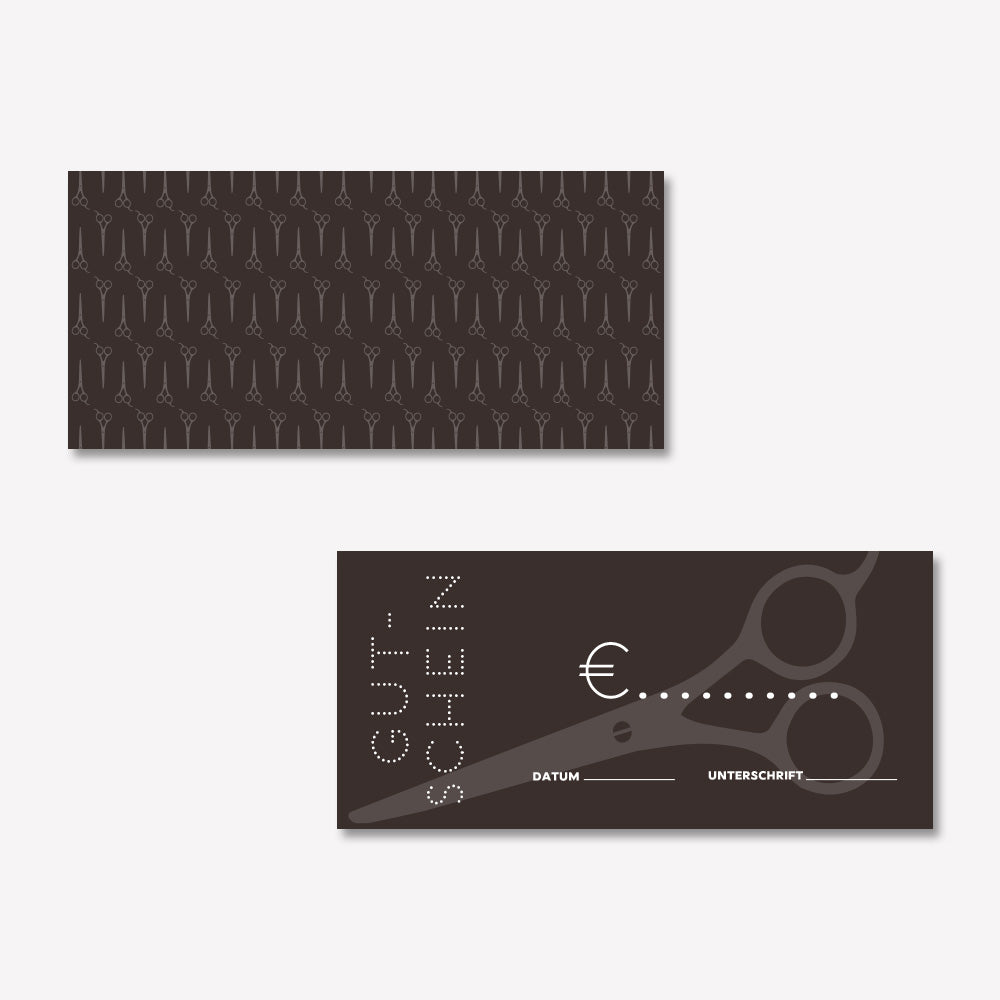 Geschenkgutschein Modern