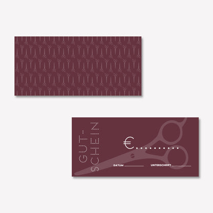 Geschenkgutschein Modern
