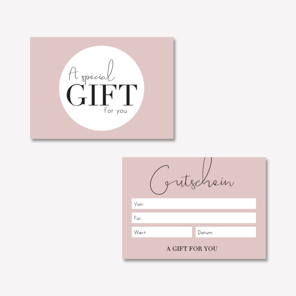 Geschenkgutschein Elegant