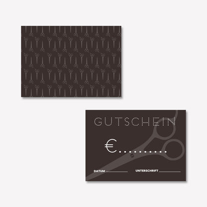 Geschenkgutschein Modern