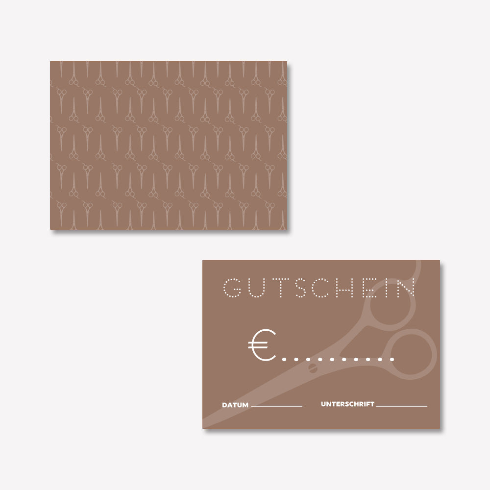 Geschenkgutschein Modern