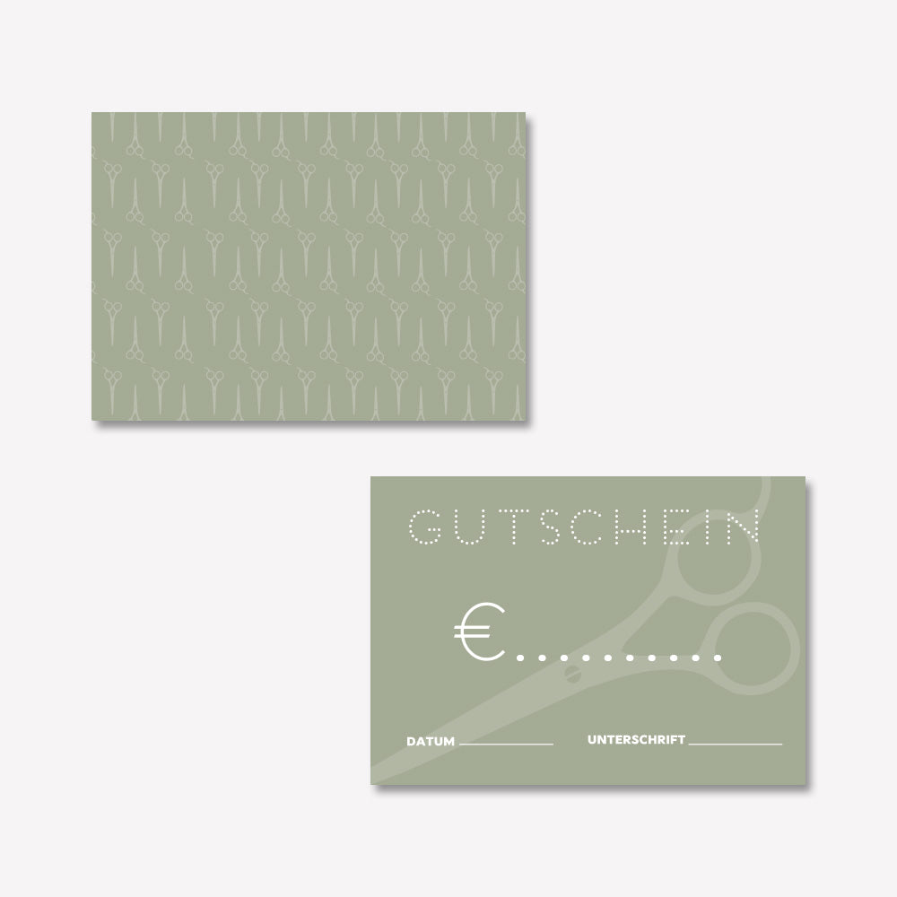 Geschenkgutschein Modern