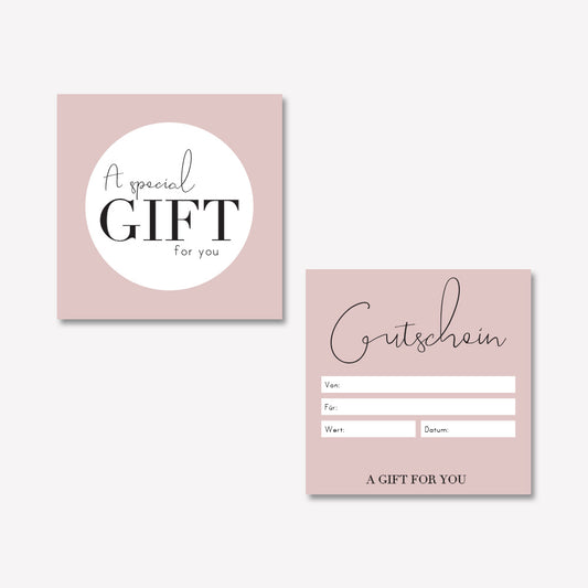 Geschenkgutschein Elegant
