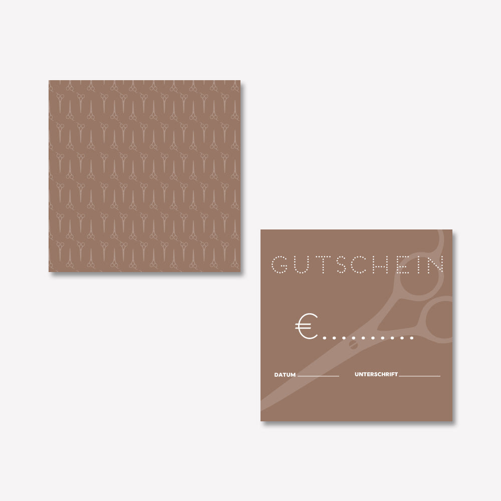 Geschenkgutschein Modern