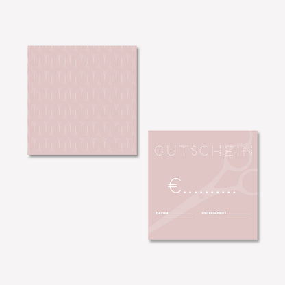 Geschenkgutschein Modern