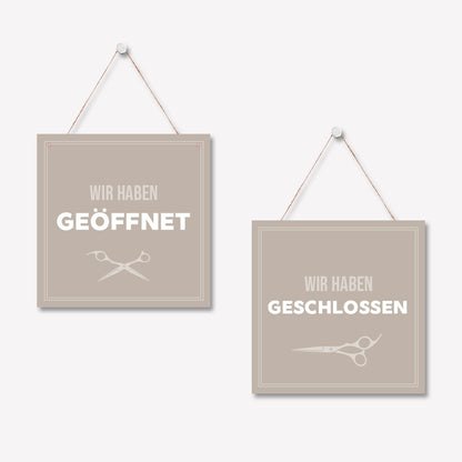 Schild 'Geöffnet/Geschlossen' Basic