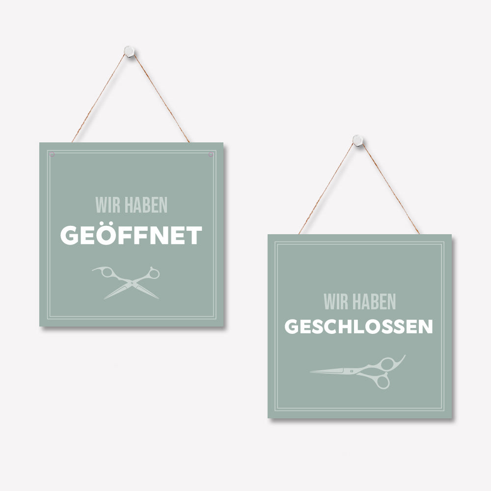 Schild 'Geöffnet/Geschlossen' Basic