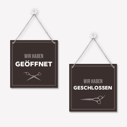 Schild 'Geöffnet/Geschlossen' Basic