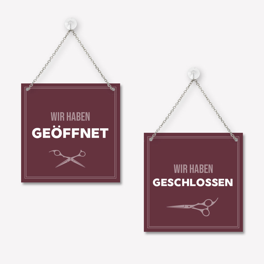 Schild 'Geöffnet/Geschlossen' Basic