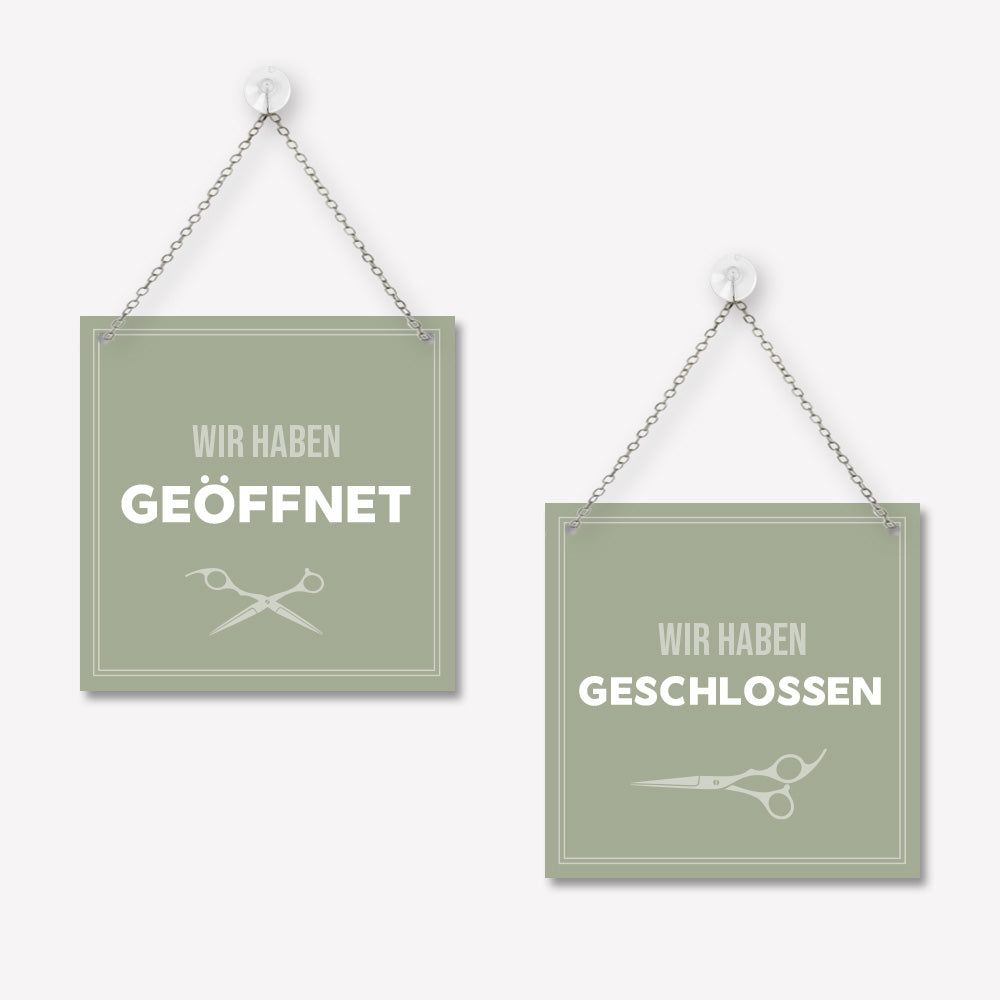 Schild 'Geöffnet/Geschlossen' Basic
