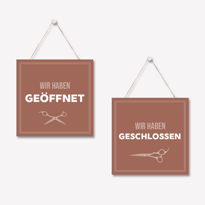 Schild 'Geöffnet/Geschlossen' Basic