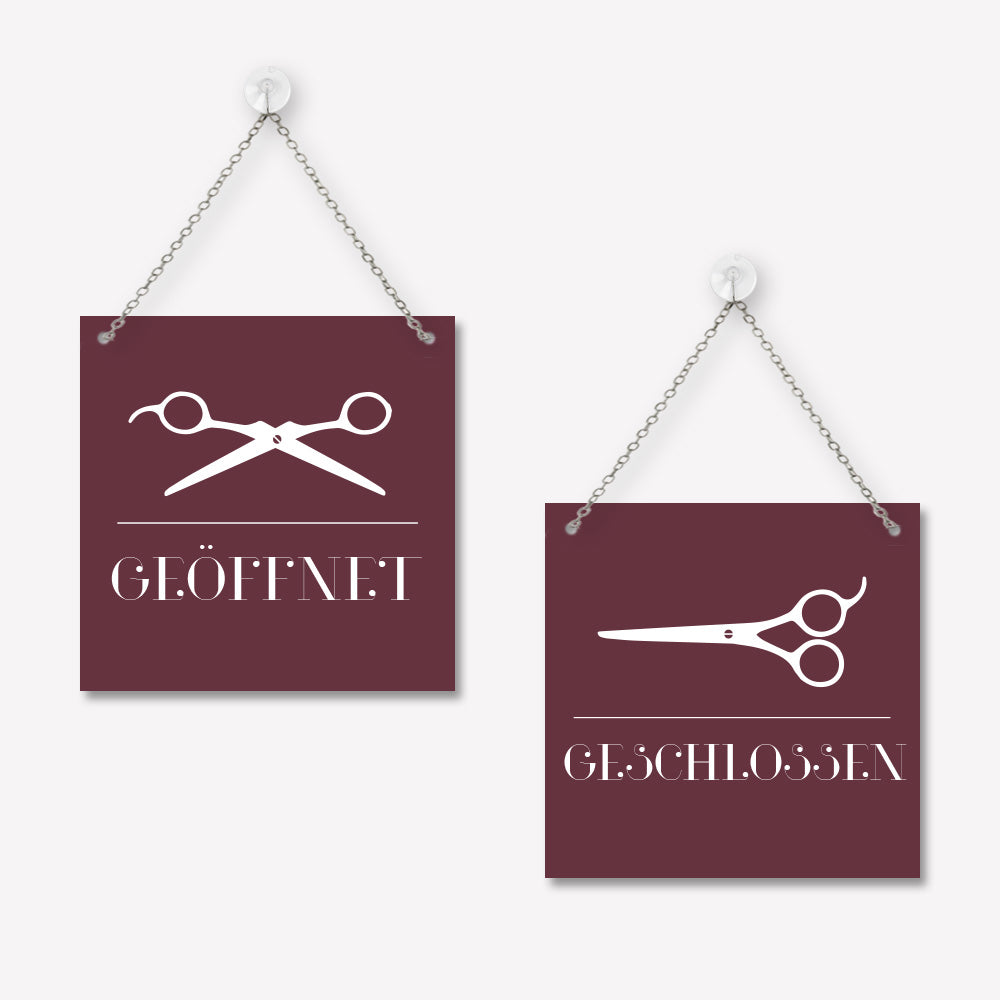 Schild 'Geöffnet/Geschlossen' Classic