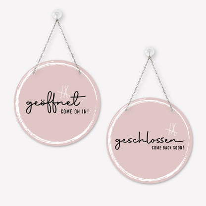 Schild 'Geöffnet/Geschlossen' Classy