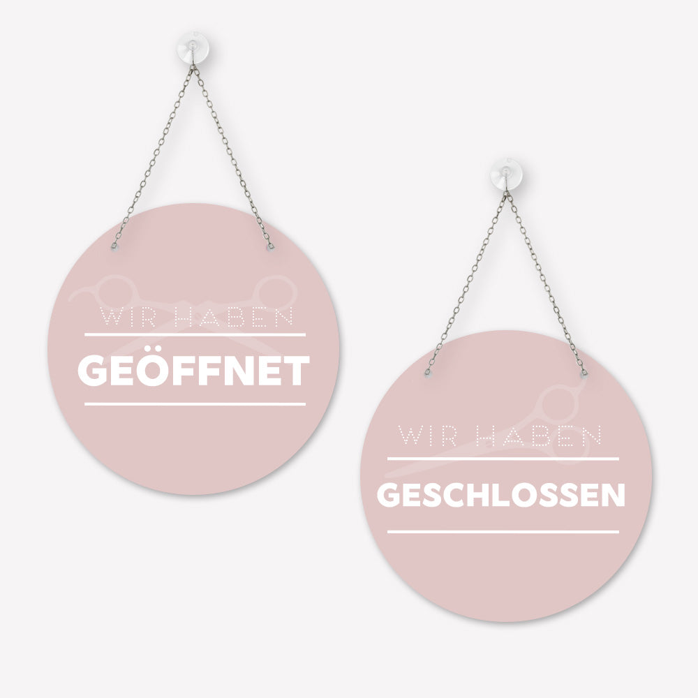 Schild 'Geöffnet/Geschlossen' Modern