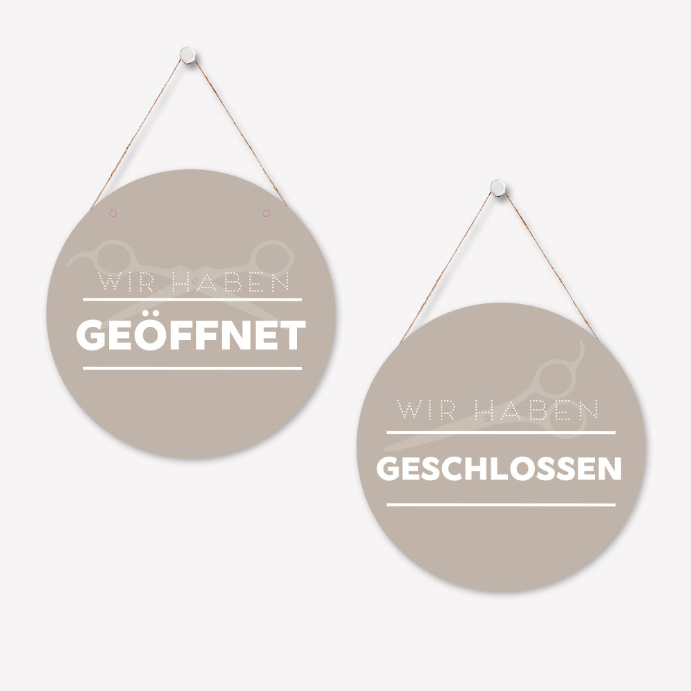 Schild 'Geöffnet/Geschlossen' Basic