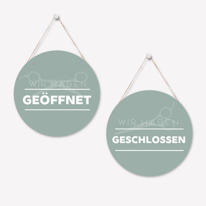 Schild 'Geöffnet/Geschlossen' Basic