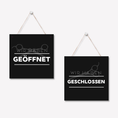 Schild 'Geöffnet/Geschlossen' Basic