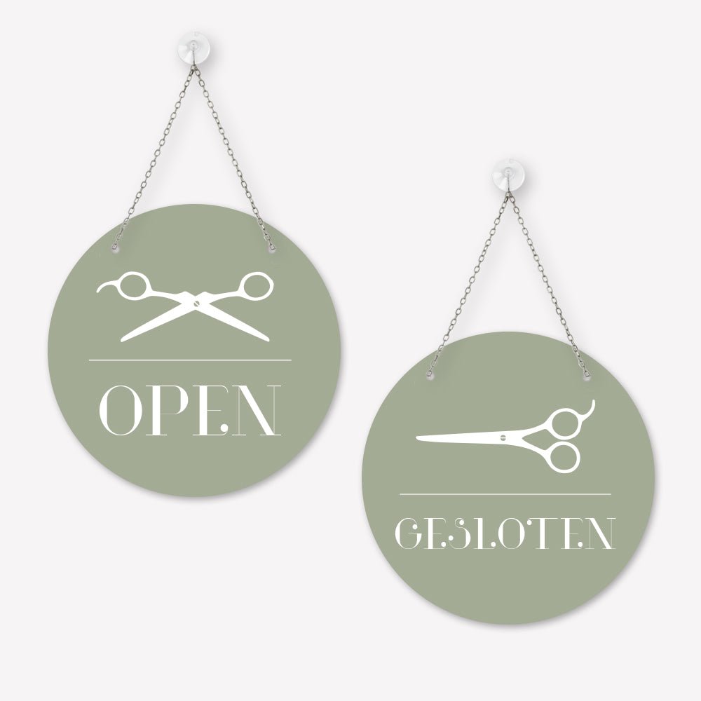 Open/gesloten bordje Classic