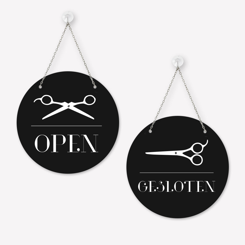 Open/gesloten bordje Classic