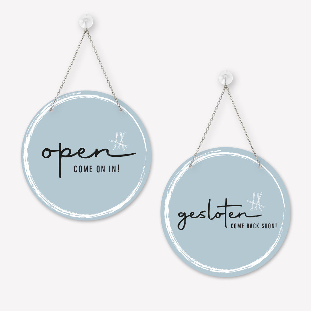 Open/gesloten bordje Classy