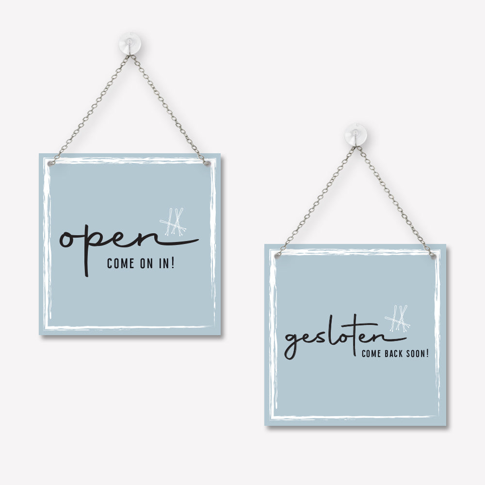 Open/gesloten bordje Classy