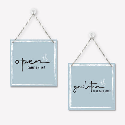 Open/gesloten bordje Classy