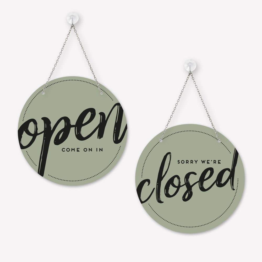 Open/gesloten bordje Trendy