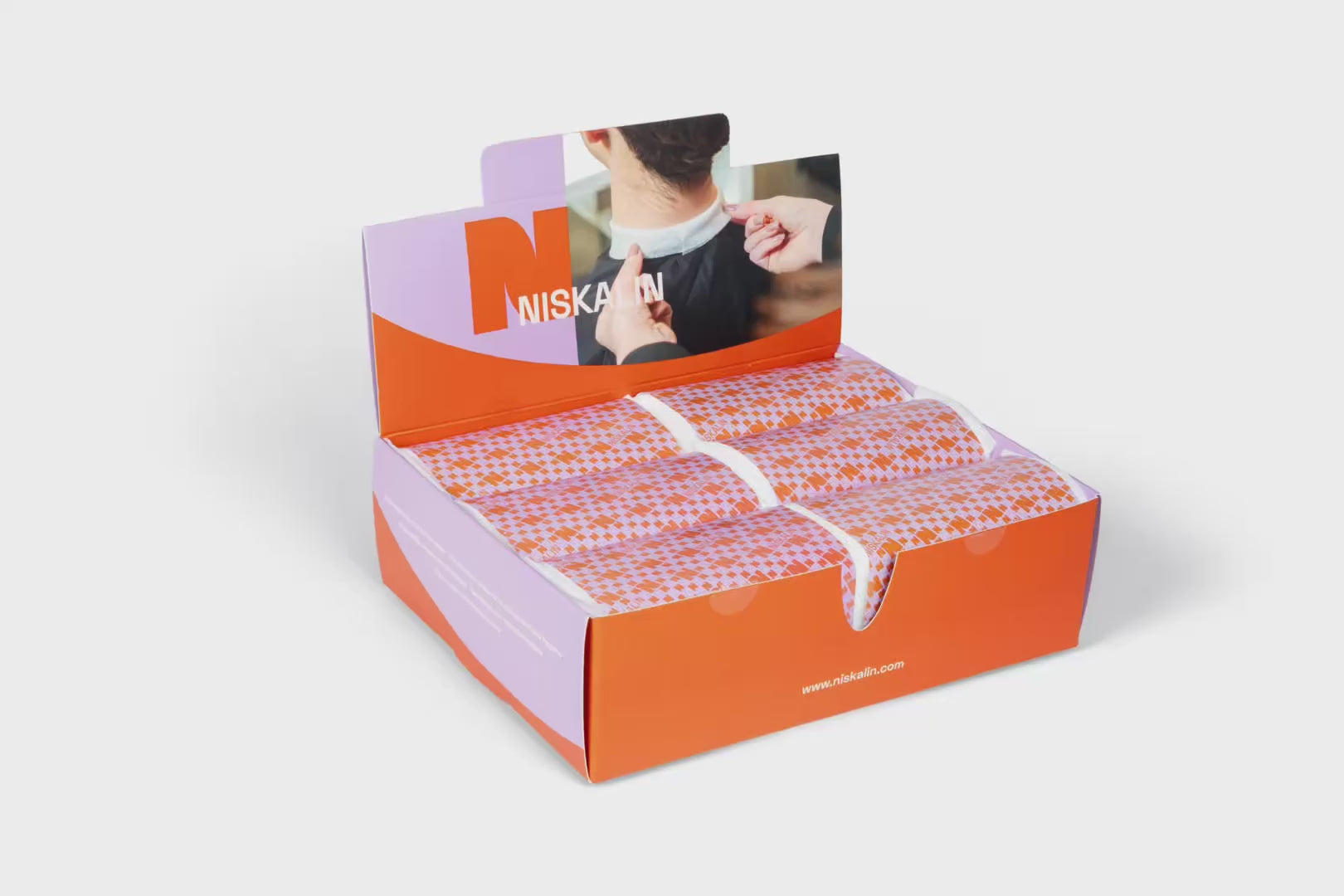 Navul uitleg nekkragen barber doosje